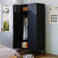 Armoire en acier 71 po noire