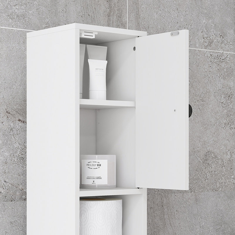 Milenia Linen Cabinet, White