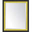 Miroir mural noir et jaune ardoise-20065216
