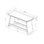 Banc de bar gris Jasmine