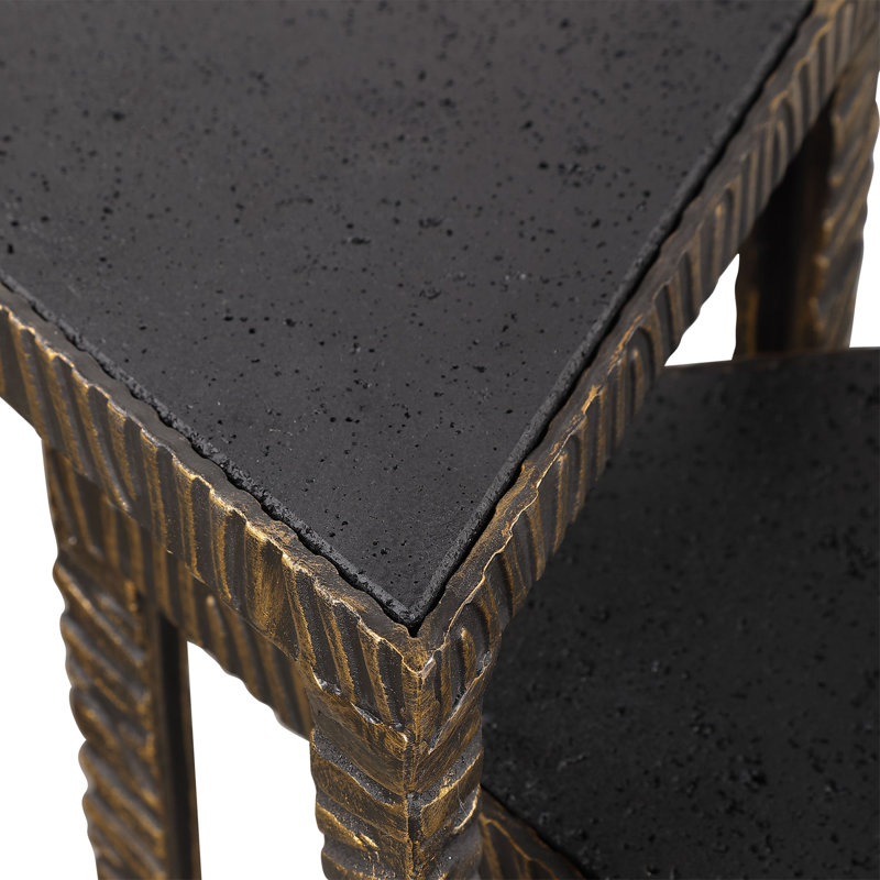 Aubrielle Stone Top Nesting Tables