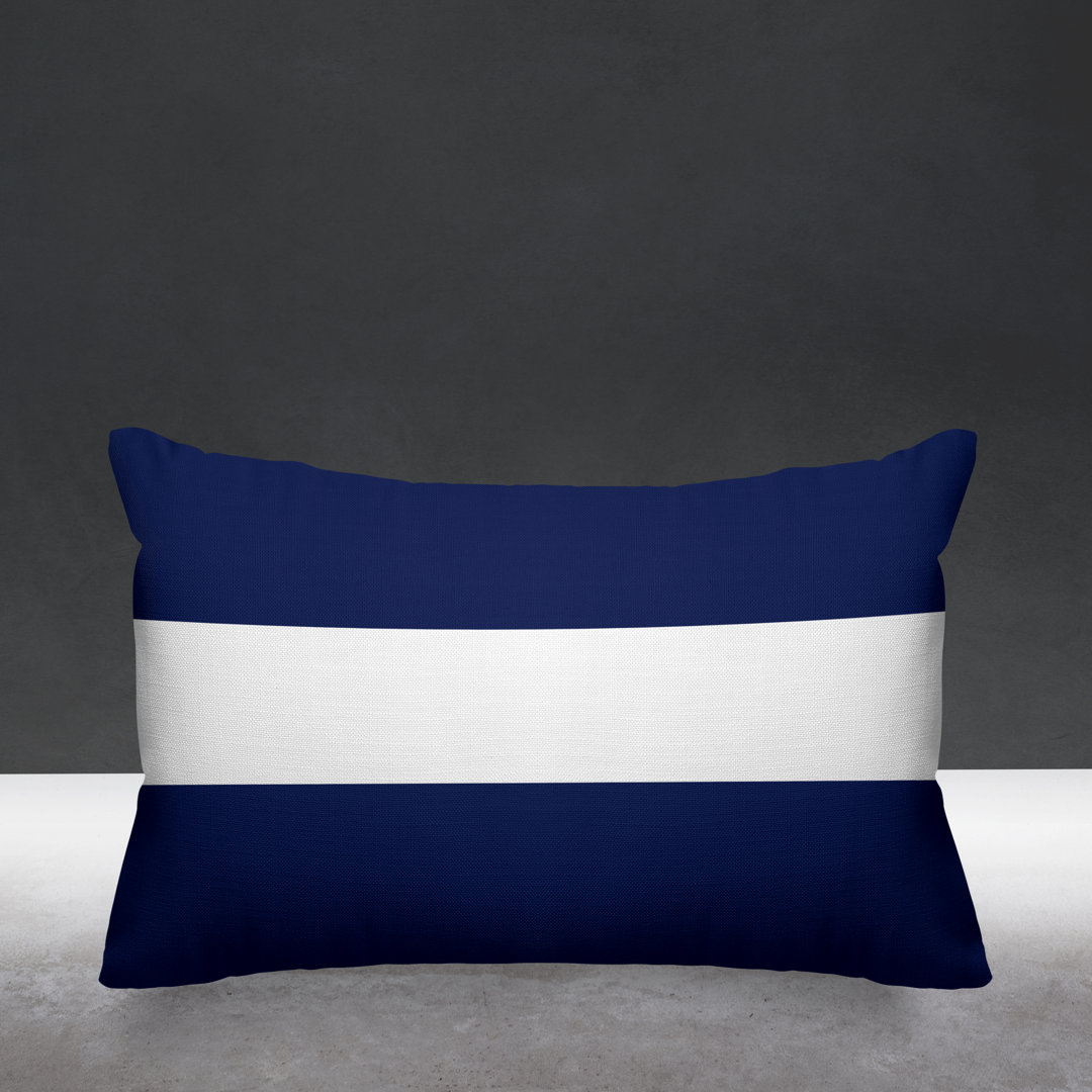 Bede Geometric Square Indoor/Outdoor Throw Pillow ULLI HOME 