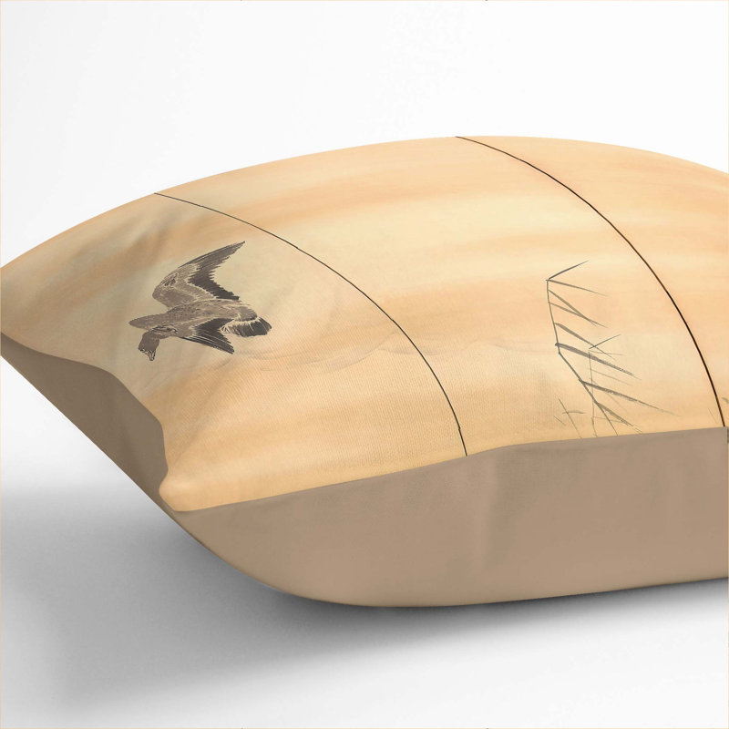 Square Throw Cushion, 40cm H x 40cm W x 15cm D, Stone