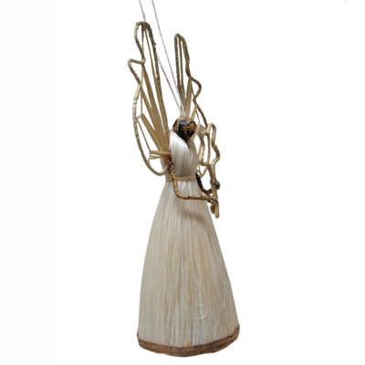 7'' Handmade Fiber Hanging Figurine Ornament