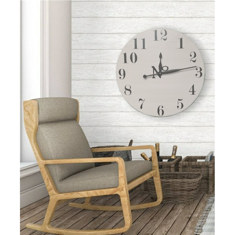 Très grande horloge murale Brassfield Farmhouse, Très grand