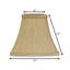 Abat-jour carré en forme de cloche avec abat-jour rond en tissu pour lampes de table-625508035-633661225
