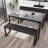 Ezzah Rectangular Dining Set with Benches-883681608-815841248-815841251
