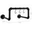 Wall Mounted Hanging Rack with Hooks