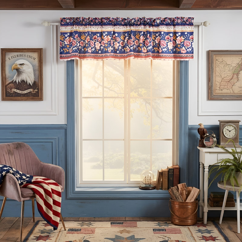 Cantonnière florale Greenha Home Fashions Marsha Americana