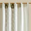 1 panneau de rideau imprimé en coton 50 po x 84 po avec rayures et doublure en chenille-1107601165-1107601167