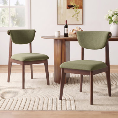 Ensemble de chaises de salle à manger rembourrées de 33 po de hauteur (ensemble de 2)