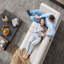 Très grand canapé modulaire modulaire avec revêtement en velours côtelé luxueux, canapé modulaire surdimensionné convertible surdimensionné en forme de L 3 places avec repose-pieds à assise profonde, assemblage sans outil-114218195