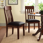 Bartons Bluff 19.25'' H Faux Leather Upholstered Side Chair