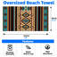 1 serviette de plage Southwest