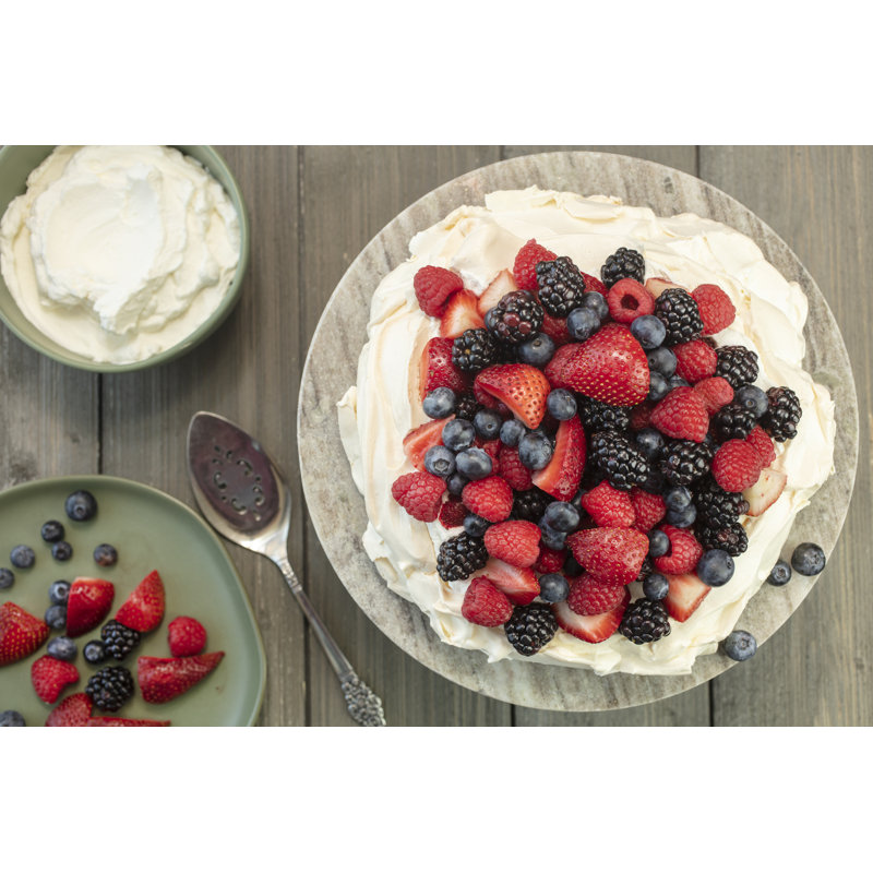 Pavlova Dessert by Malisa Nicolau - Wrapped Canvas Print, 30cm H x 46cm W x 3.8cm D