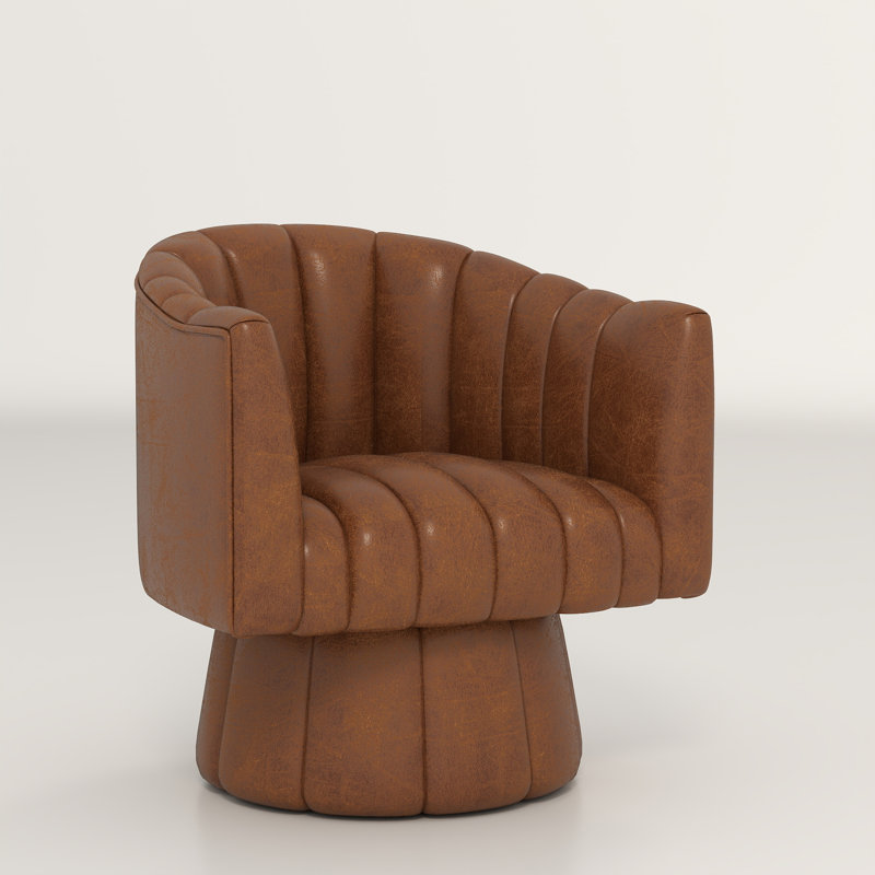 Fauteuil demi-tonneau pivotant Dolora