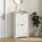 Slim Farmhouse Shoe Cabinet with Adjustable Shelves and Ventilation, Perfect for Small Spaces and Rustic Decor.
