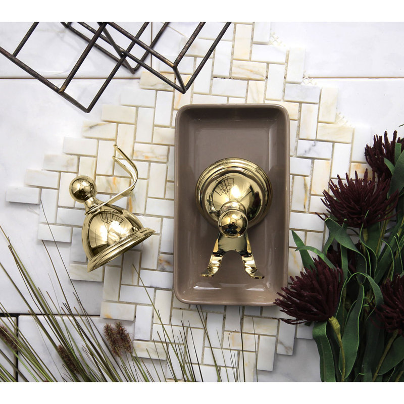 Kingston Brass Restoration Robe Hook, Polished Brass