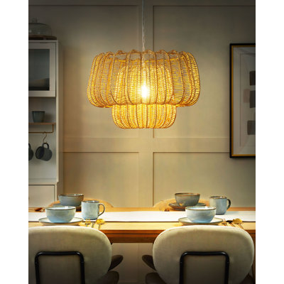Amellia 1 - Light Natural Novelty Pendant