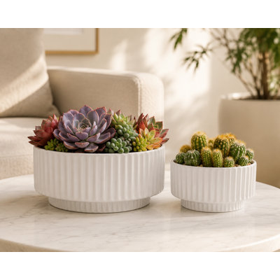 Ensemble de 2 pots à fleurs Lynn
