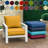 24"W X 24"D Outdoor Deep Seating Cushions 6.5” Indoor/Outdoor Seat And Back Cushion, Cushions Only-114072518