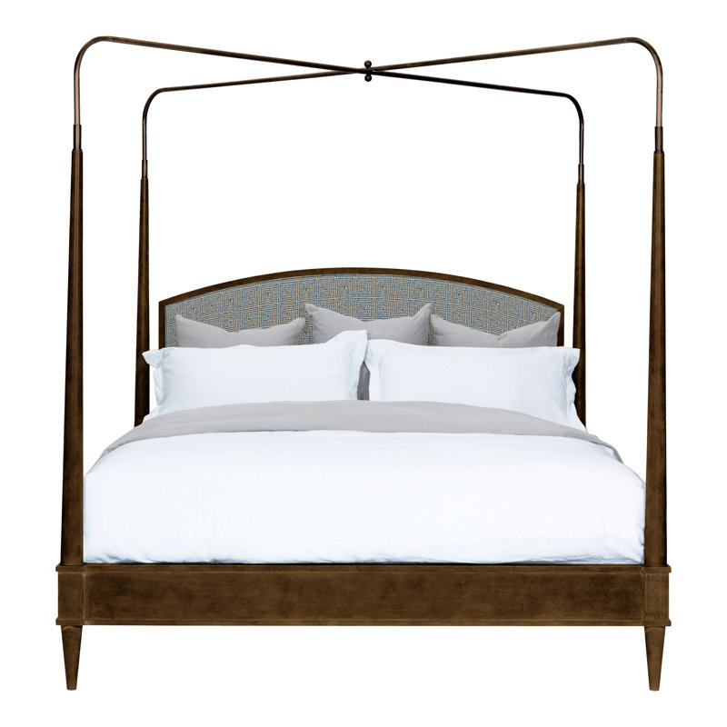 Anderkit Upholstered Canopy Bed, Havana, Bennett Carolina