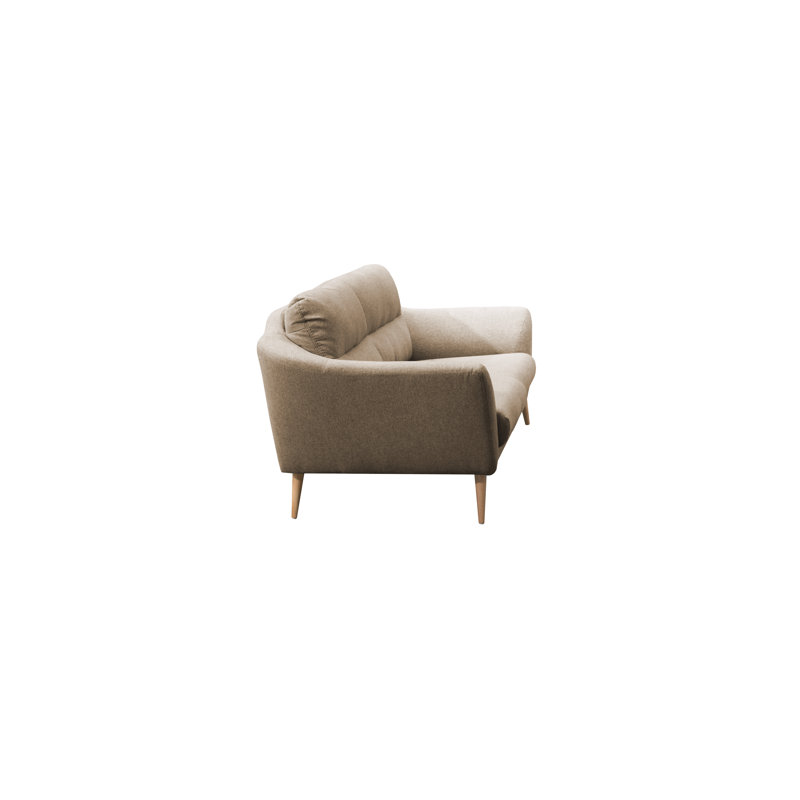 Rosales Odense 2 Seater Upholstered Loveseat, 3, Beige