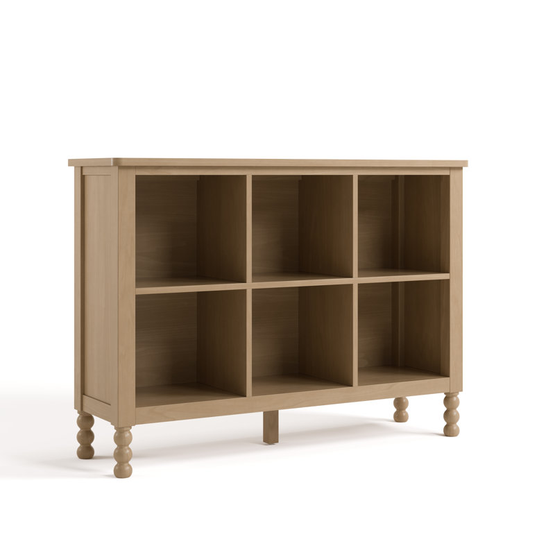Rio 6 Cube Storage Organizer Bookcase, Driftwood