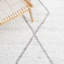 Tapis ivoire / gris en coton tissé à la main Anahy-1904830184