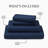 Ultra Soft Bamboo Sheet Set - 4 Pc Set - Wrinkle Resistant - Cooling Sheets with Deep Pockets-78635165-78635174