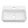 14"W x 10"D Ceramic Rectangular Wall Mount Bathroom Sink with Pre-drilled Faucet Hole