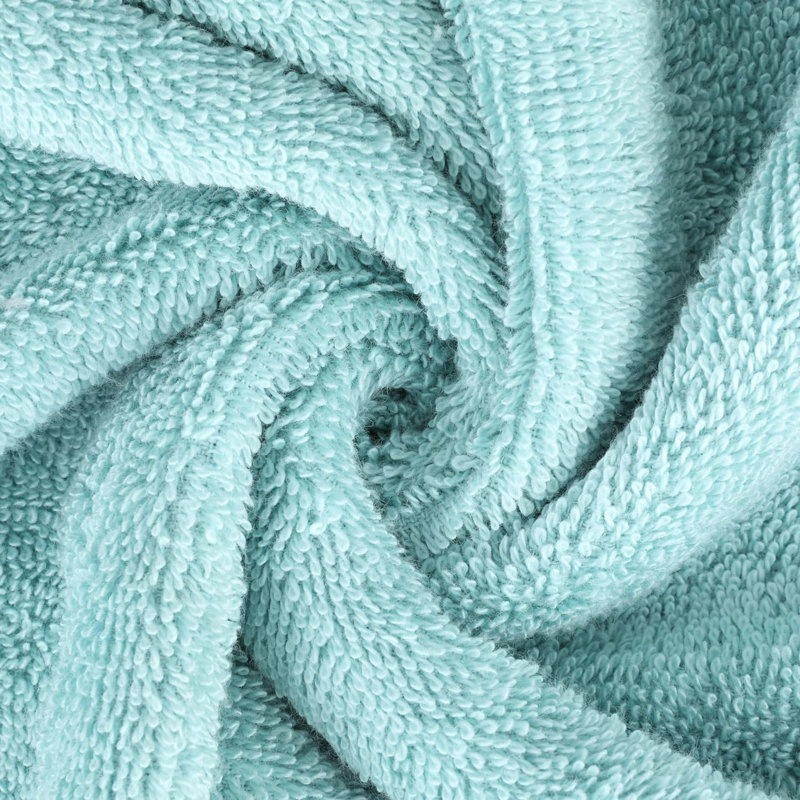 Ensemble de 6 serviettes de chambre Caila, Turquoise
