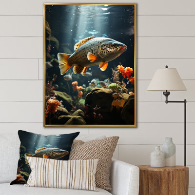 «Zabl Fishing Rustic River II», reproduction sur toile