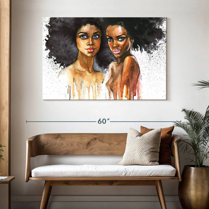 Portrait de femme Leisha, H 32 po x l 48 po