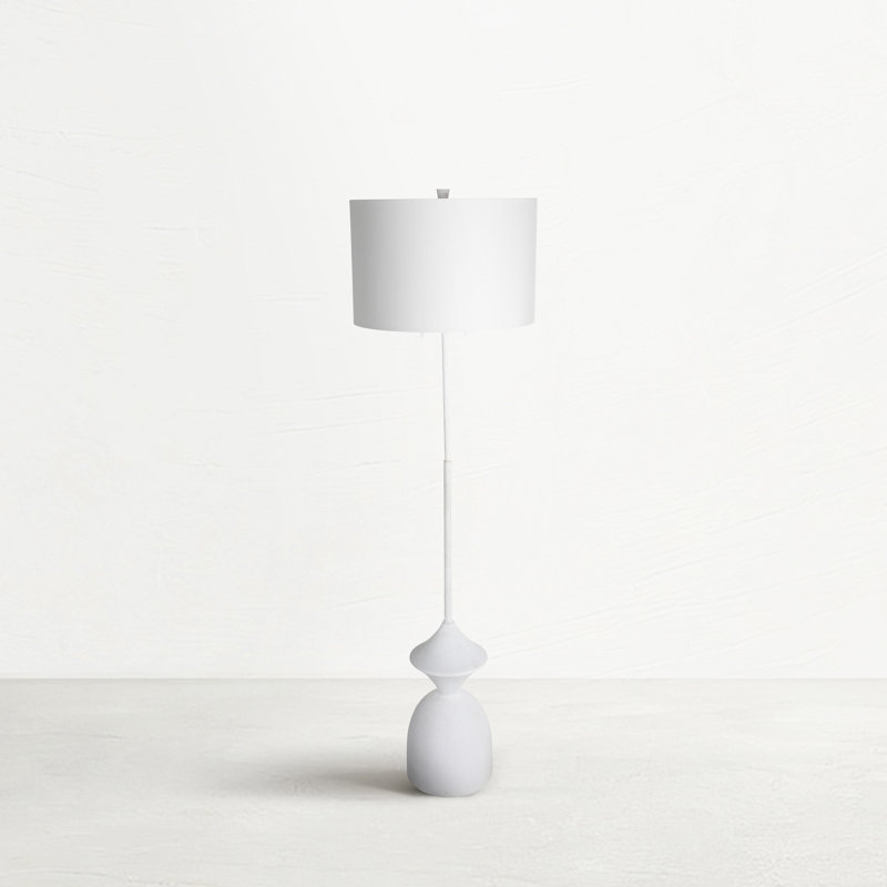 Charta Floor Lamp, Plaster White