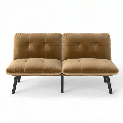 Armless Convertible Folding Modern sofa Bed