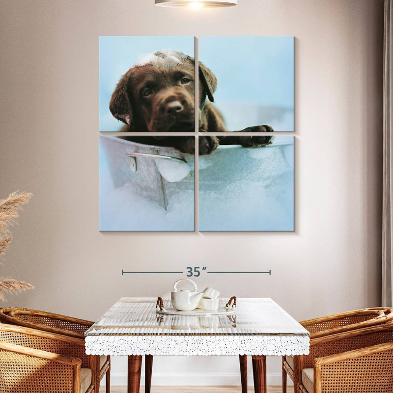 Brampt Beau The Dog, 45" H x 45" W