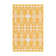 Tapis intérieur / extérieur jaune Artressia