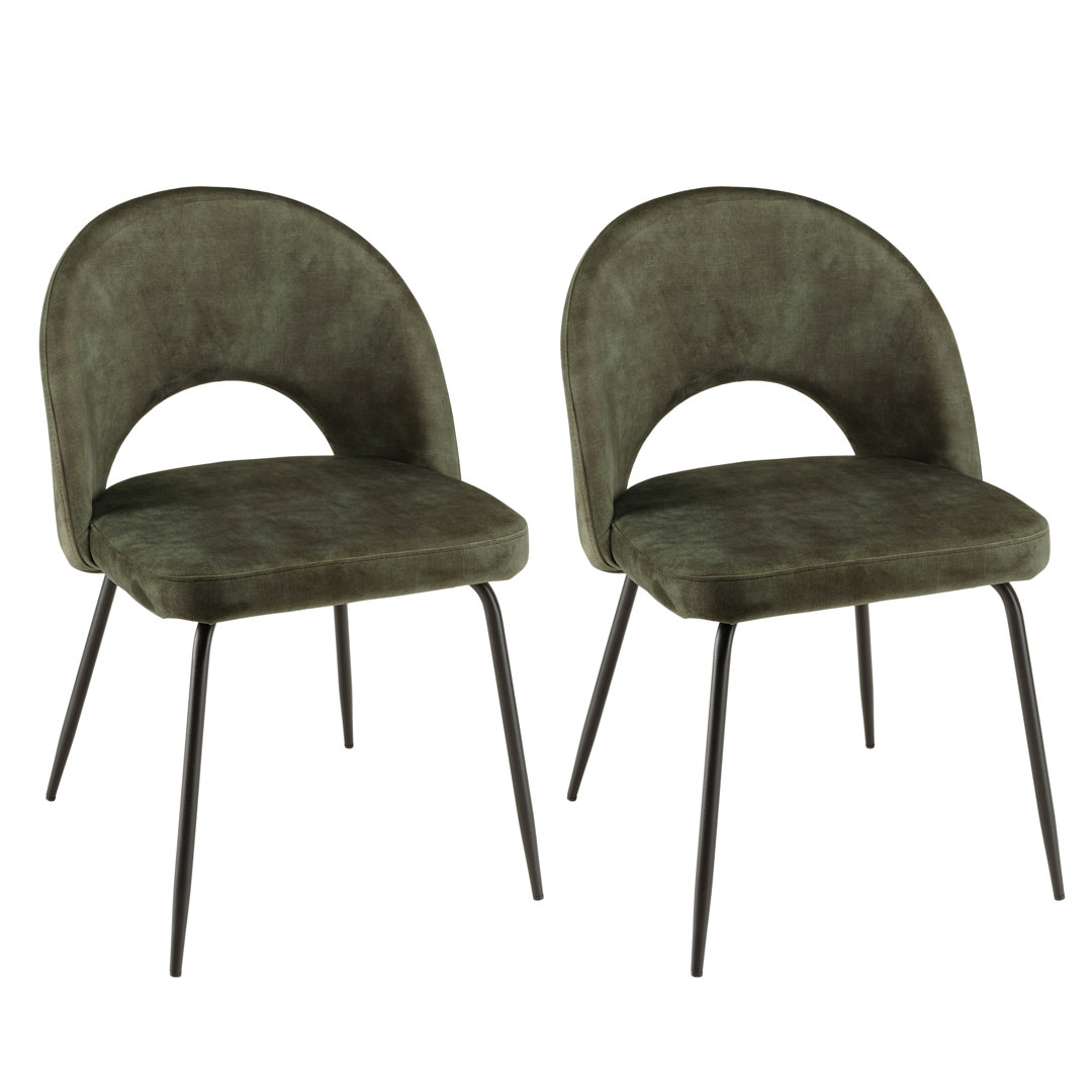 Luanna 47cm H Velvet Upholstered Side Chair