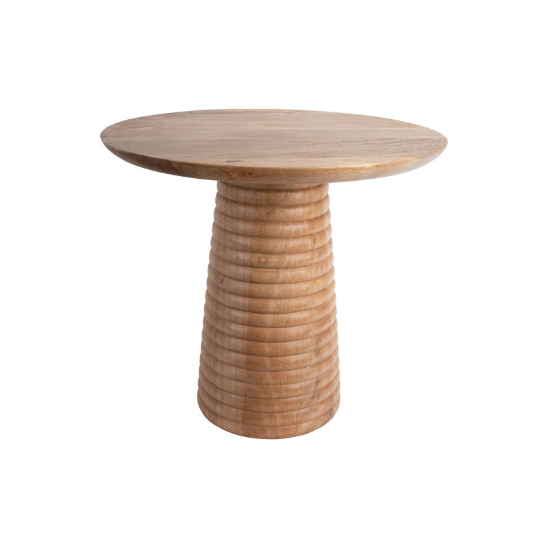 Side table Force layered base large mango wood