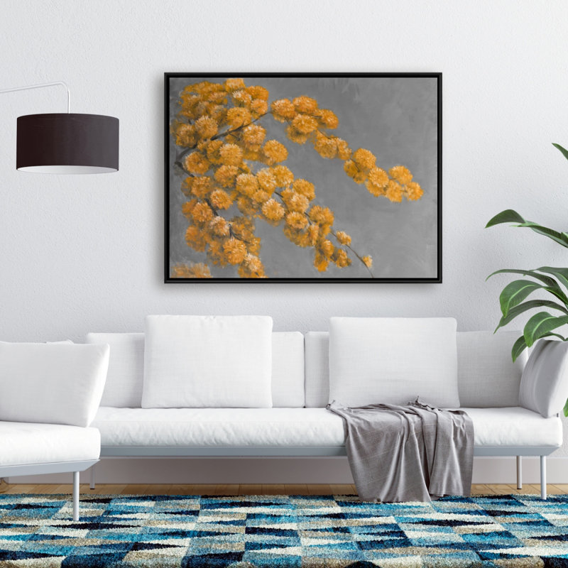 "Plante dorée" sur toile