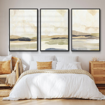 " Slate Movement I " 3 - Pieces