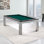 Playcraft Genoa 8' Slate Pool Table With Dining Top & Benches/Professional Installation Included