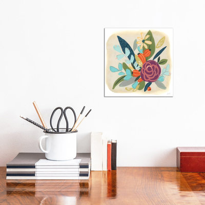 Pop Posy II by June Erica Vess - Wrapped Canvas Print
