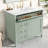 36-Inch Green Bathroom Vanity With Sink-1959994417