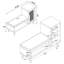 Banc de rangement pour chaussures Stagg
