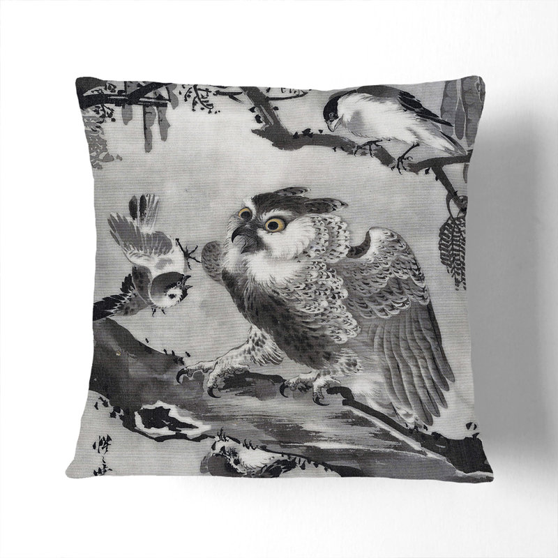 Floral Square Throw Cushion, 40 x 40 cm