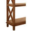 Gayton 126cm W Solid Wood Shelving Unit