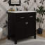 Ensemble de meuble-lavabo autoportant de 30 pouces avec lavabo, ensemble de lavabo simple avec tiroirs, une armoire et un tiroir basculant-863803360