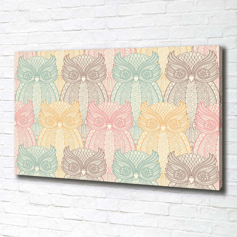 Owls - Wrapped Canvas Print
